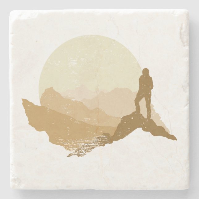 Love Life Outdoor Mountain Climbing Coaster (Front)