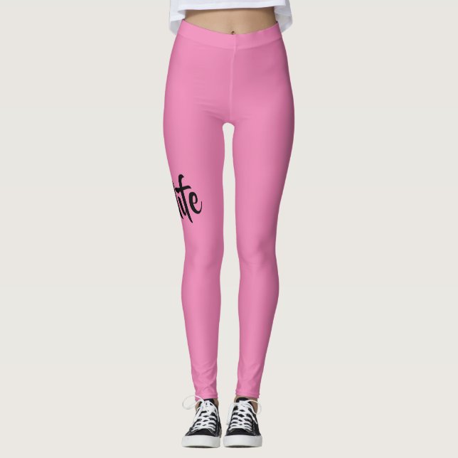 Love Life stretch ladies leggings (Front)