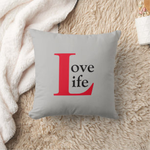 Love Life Throw Pillow
