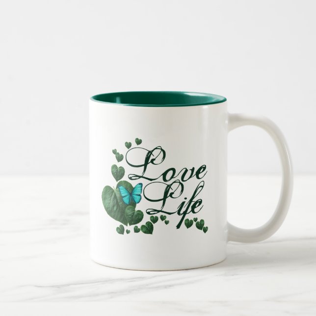 Love life Two-Tone coffee mug (Right)