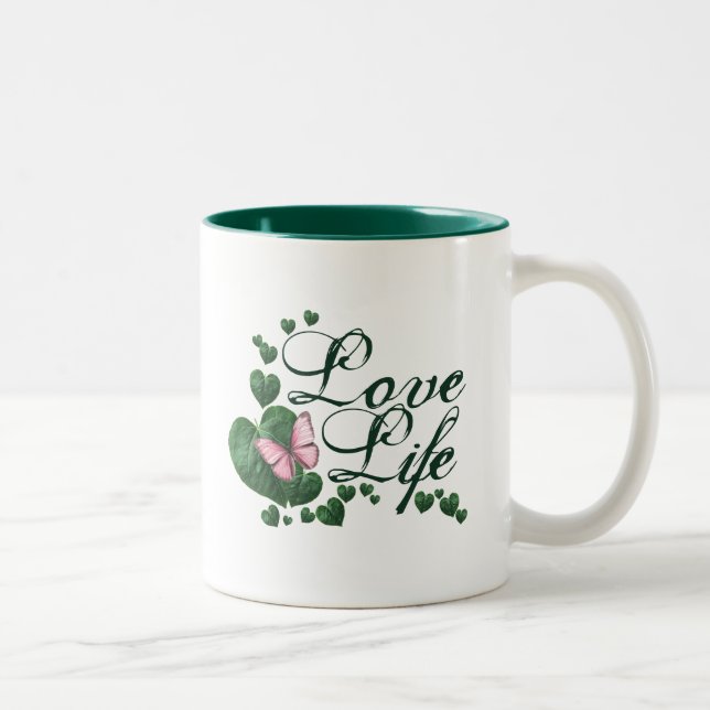 Love life Two-Tone coffee mug (Right)