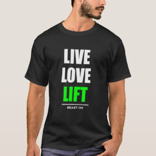 Love Lift Bodybuilding Gains Gainz Gym Fitness Wor T-Shirt