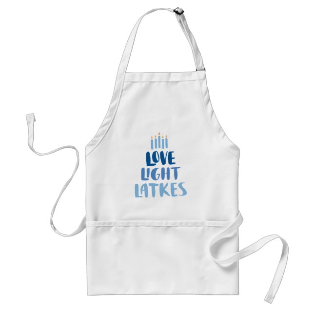 Love, Light and Latkes Standard Apron (Front)
