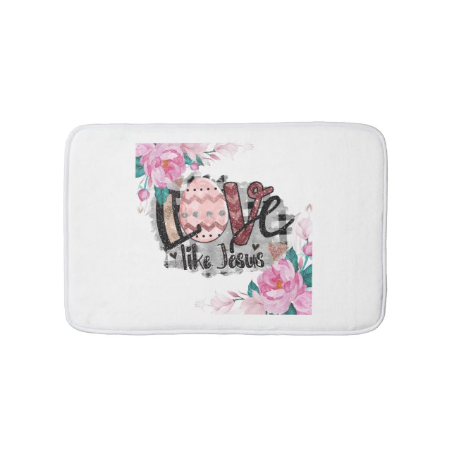 love like jesus bath mat (Front)