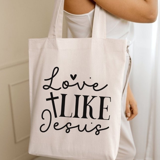 Love Like Jesus Christian Faith Graphic  Tote Bag (Love Like Jesus Christian Faith Graphic Tote Bag)