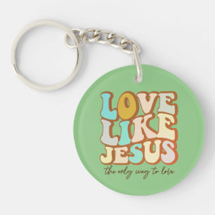 Love Like Jesus Christian Key Ring