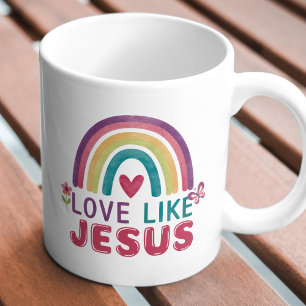 Love Like Jesus, Faith Inspired Coffee Mug
