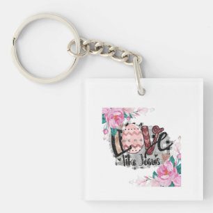 love like jesus key ring