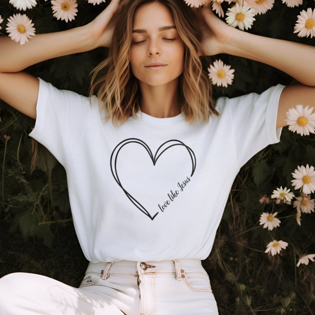 Love Like Jesus Minimalistic T-Shirt (Love Like Jesus Minimalistic T-Shirt)