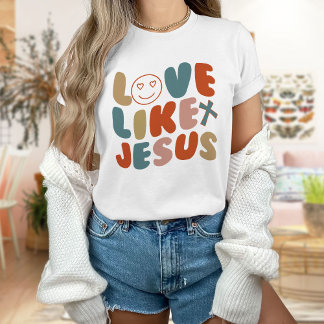 Love Like Jesus Shirt, Comfort Colours, Trendy T-S T-Shirt