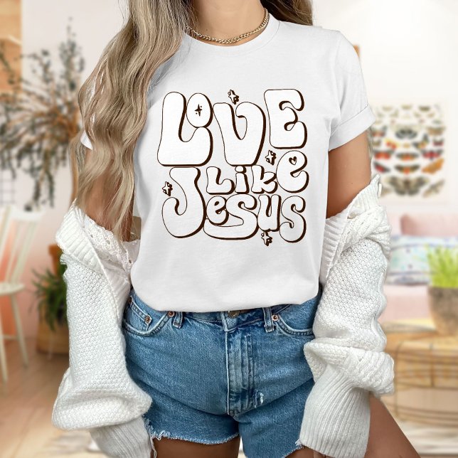 Love Like Jesus Shirt, Religious Gift, Inspiration T-Shirt (Creator Uploaded)