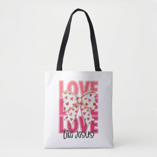 Love like Jesus Tote Bag (Front)