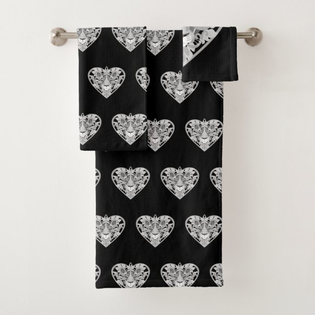 Love Lioness Locket towel set (Insitu)