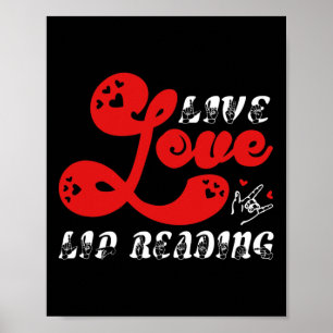 Love Lip Reading Hearing Loss Awareness  Poster