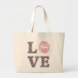 Love Lips Large Tote Bag