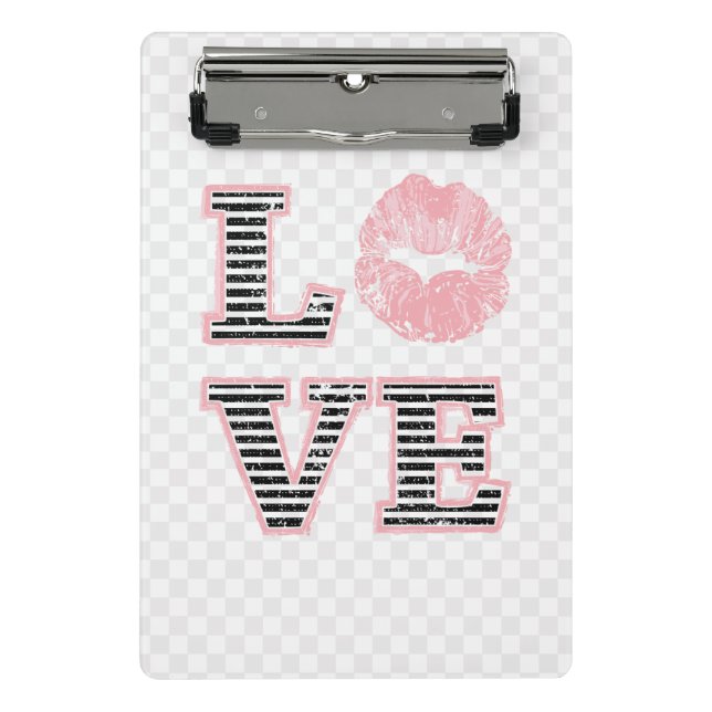 Love Lips Mini Clipboard (Front)