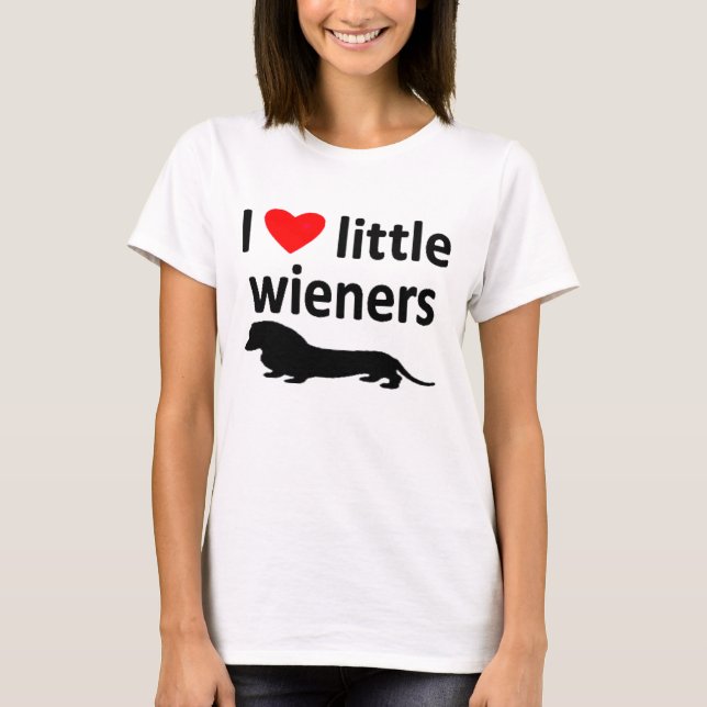 LOVE LITTLE WIENERS TEE (Front)