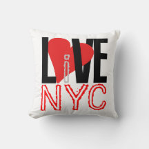 Love & Live In NYC Pillow