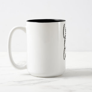 Love, Live, Laugh Two-Tone Coffee Mug