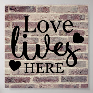 Love lives here - Poster