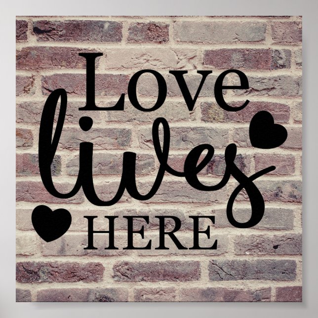 Love lives here - Poster (Front)
