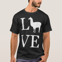 Love Llama Alpaca Silhouette Llamas Lover Owner Pe