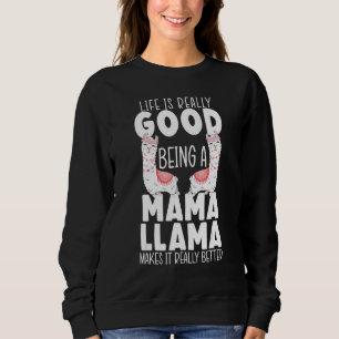 Love Llama Animal Alpaca Mama Llama Sweatshirt