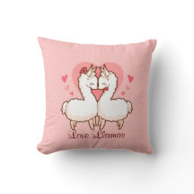 Love Llama Pillow