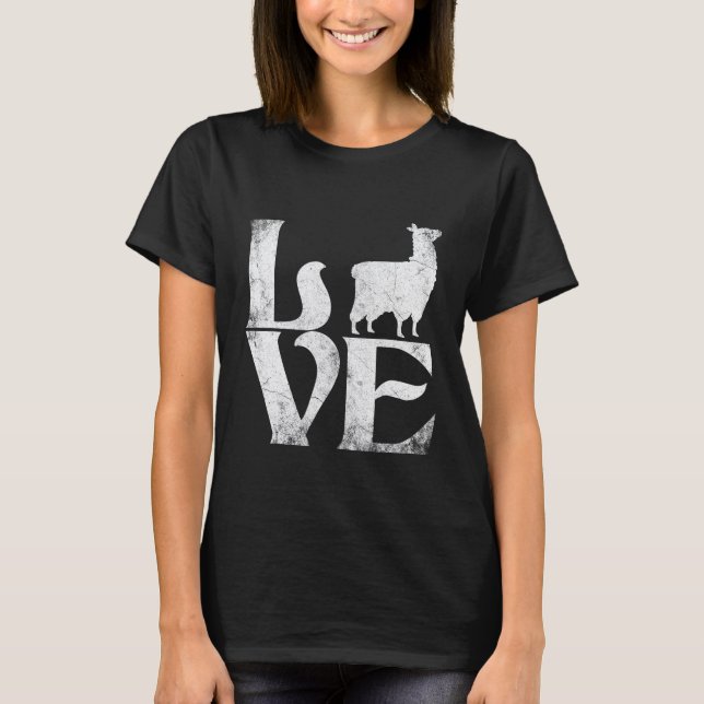 Love Llama T-Shirt (Front)