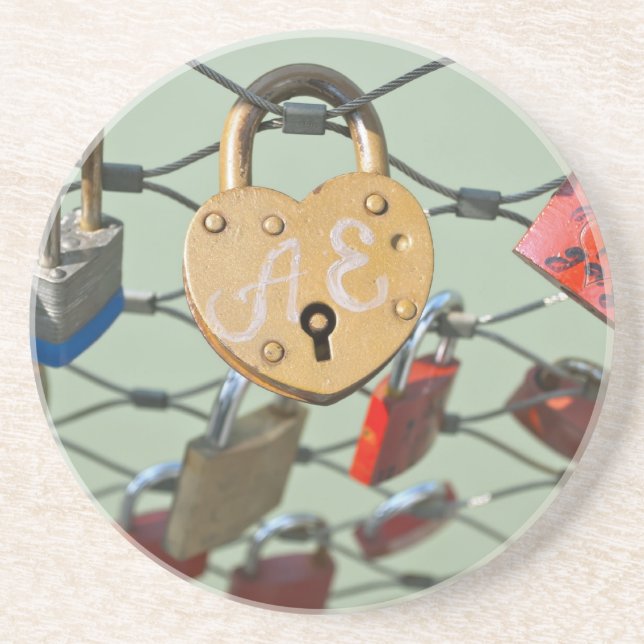 Love Lock Coaster (Front)