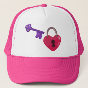 Love Lock + Key Trucker Hat