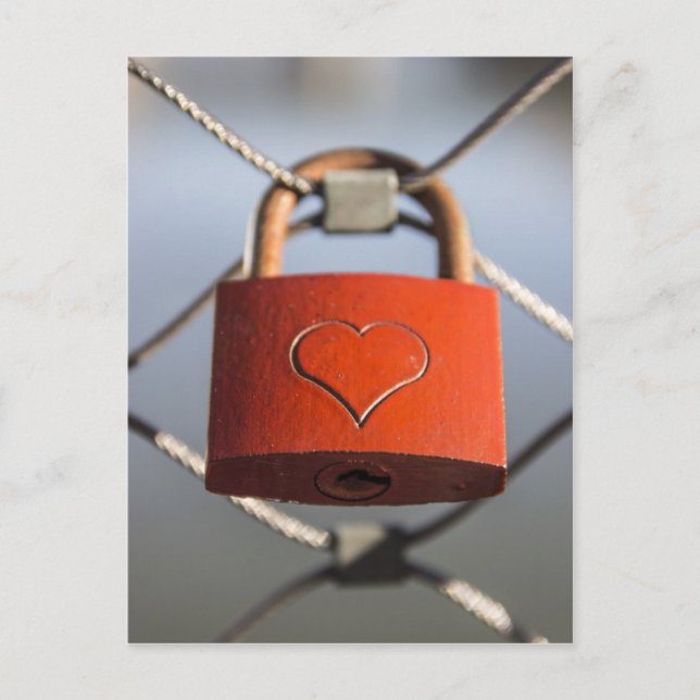 Love lock postcard (Front)