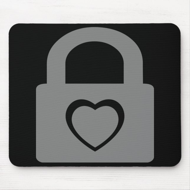 love locked down. mouse mat (Front)