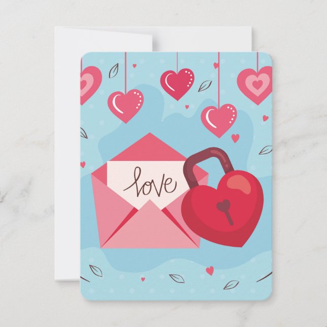 Love Locked Holiday Card (Front)