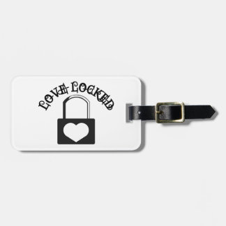 Love Locked Luggage Tag