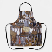 Love Locks and Eiffel Tower. Paris. France.