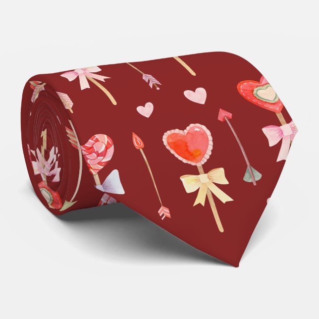 Love Lollipops  Tie (Rolled)