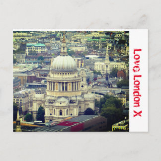 Love London X - St Paul's Cathedral Postcard