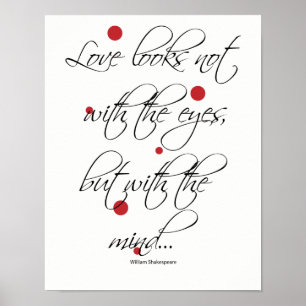 Love Looks Not with the Eyes Poster