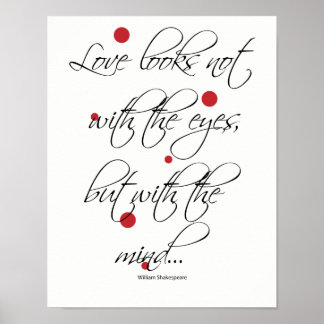Love Looks Not with the Eyes Poster