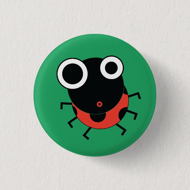 Love, love, love 3 cm round badge (Front)