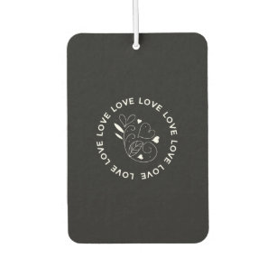 Love Love Love Car Air Freshener