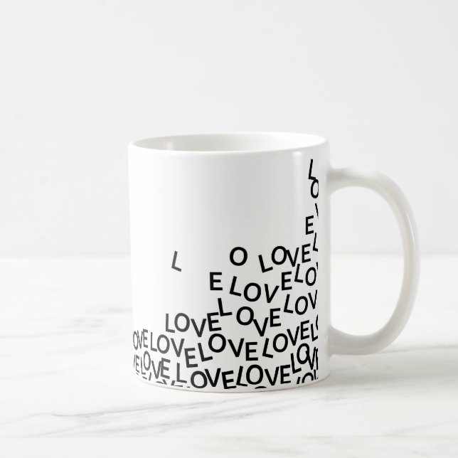 love love love coffee mug (Right)