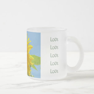 Love Love Love Frosted glass Mugs Summer