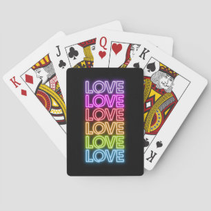 Love Love Love Love Playing Cards