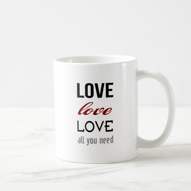 Love Love Love Mug (Right)