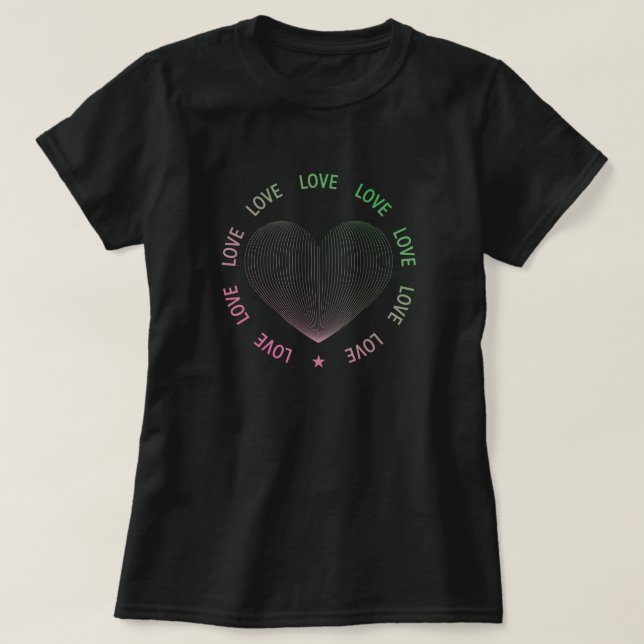 Love Love Love T-Shirt (Design Front)