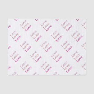Love Love Love Tissue Paper