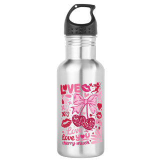 love love you cherry much 532 ml water bottle