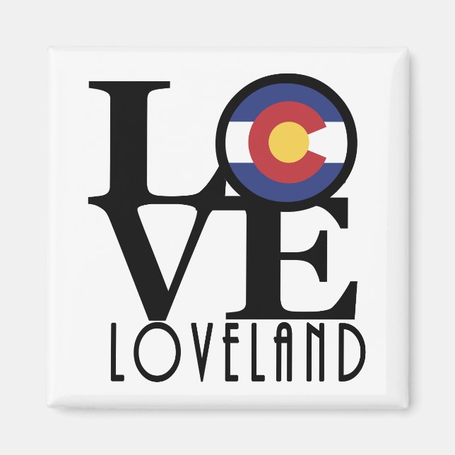 LOVE Loveland Colorado Magnet (Front)